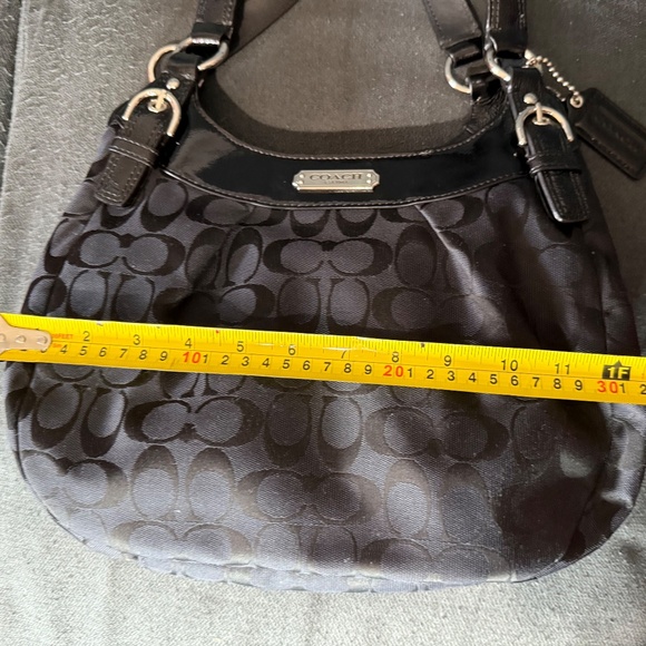 Coach Large Soho Signature Hobo Cloth Handbag - Picture 6 of 9